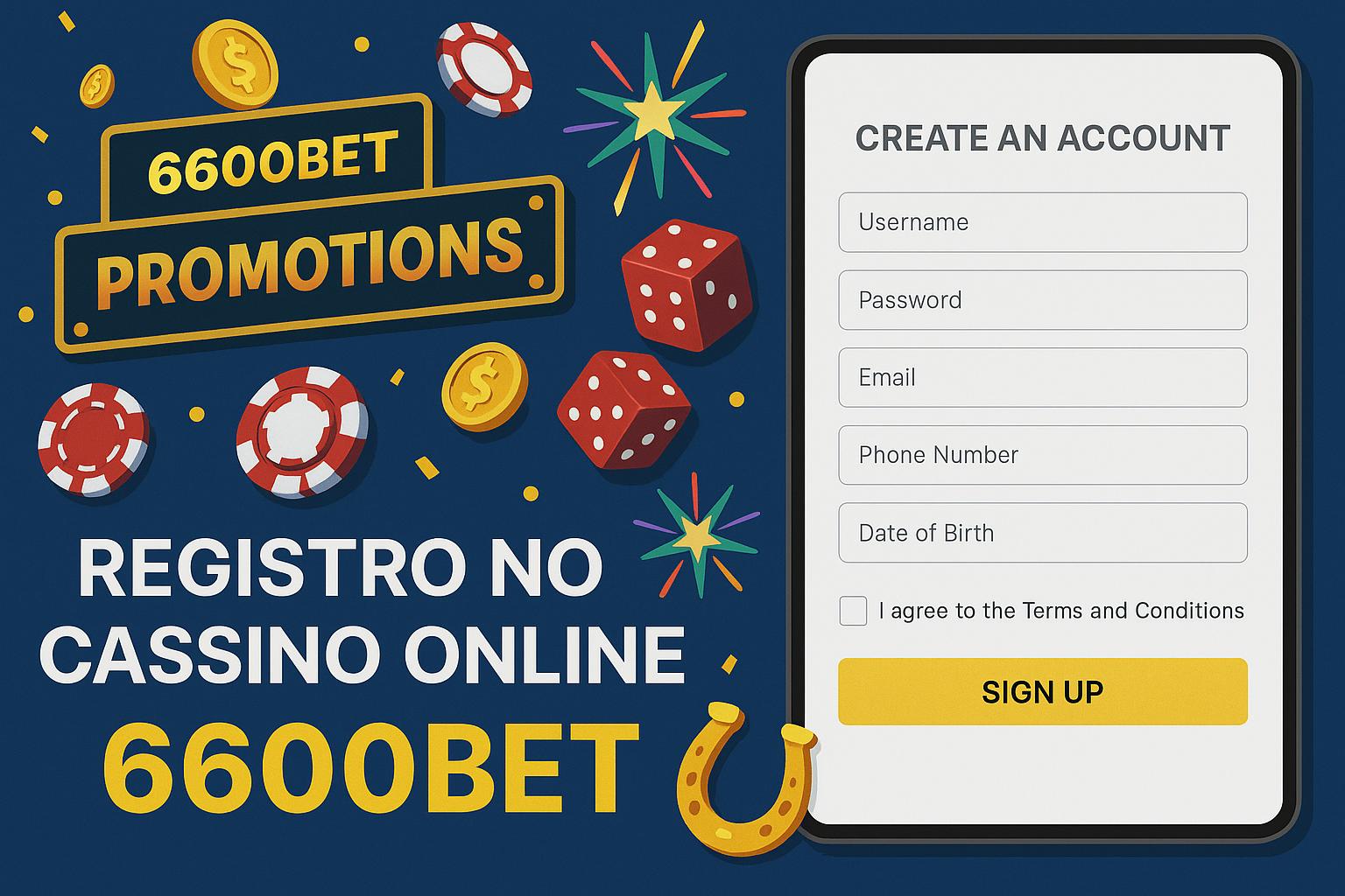 Não Perca tempo, o rRgistro na site 6600BET